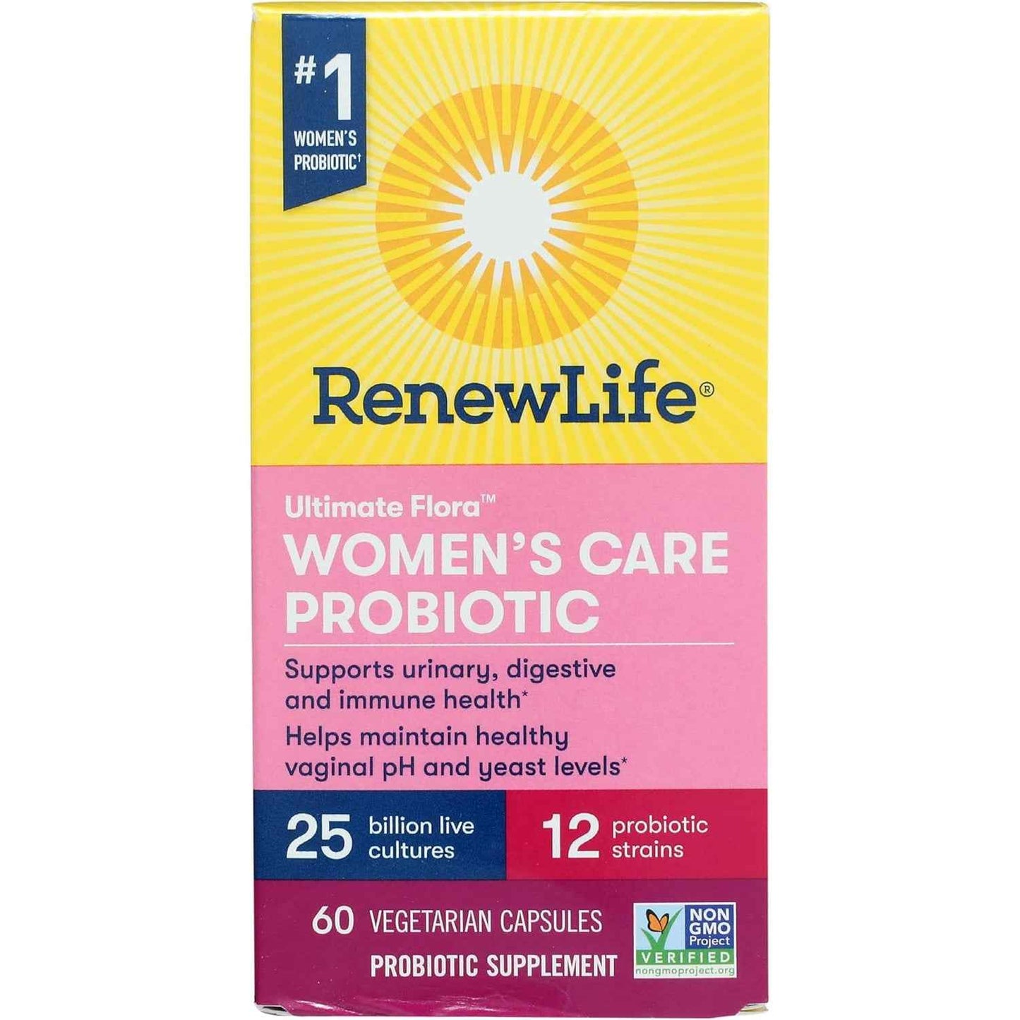 Renew Life Women's Probiotic Capsules 25 Billion CFU 60 Count