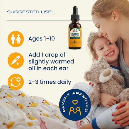 Herb Pharm Kids Mullein Garlic Ear Oil 1 oz