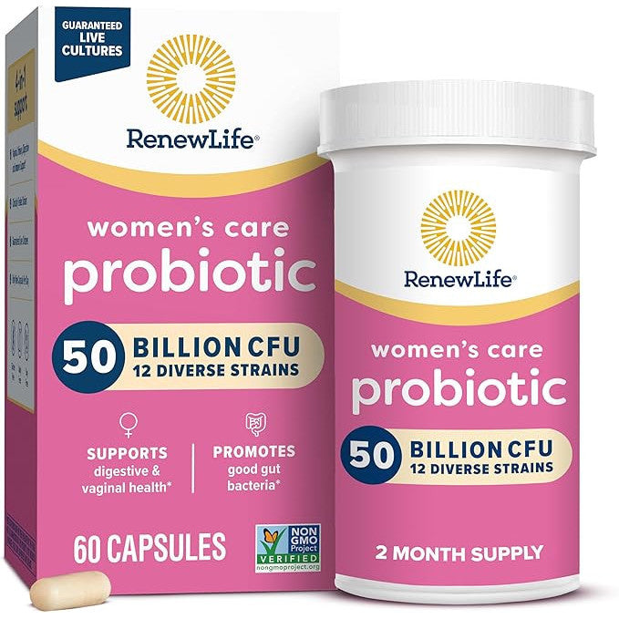 Renew Life Women's Probiotic Capsules 50 Billion CFU 60 Count