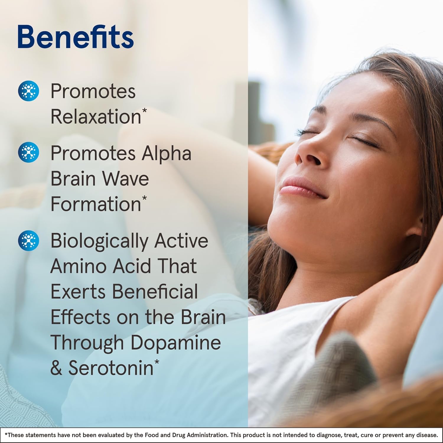 Jarrow Formulas Extra Strength L-Theanine 200mg Relaxation Supplement 60 Capsules