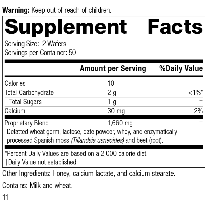 Standard Process Zymex Digestive Support Wafers 100 Wafers - VitaBuy