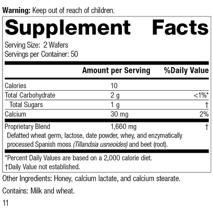 Standard Process Zymex Digestive Support Wafers 100 Wafers - VitaBuy