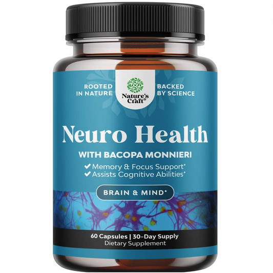 Nootropic Brain Support Supplement – Memory, Focus & Mental Clarity – 90 Capsules - VitaBuy