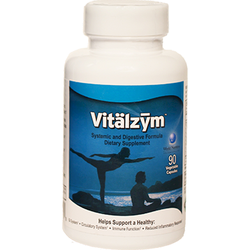 World Nutrition Vitalzym Systemic Enzymes Hybrid Formula 90 Capsules