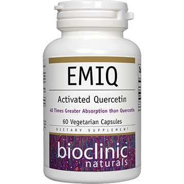 Bioclinic Naturals EMIQ Quercetin Supplement Allergy Support 60 Vcaps