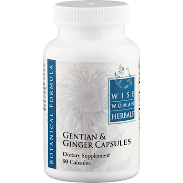 Wise Woman Herbals Gentian & Ginger Capsules 90 Count - VitaBuy