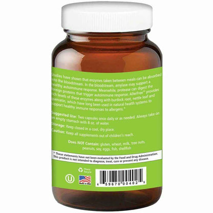 Pure Essence AllerFree Dietary Supplement 60 Capsules