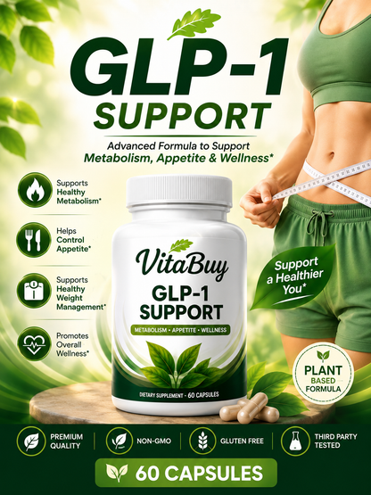 GLP-1 Support, Elevate Your Wellness with Digestive Comfort and Metabolic Support – 60 Capsules for Balanced Health