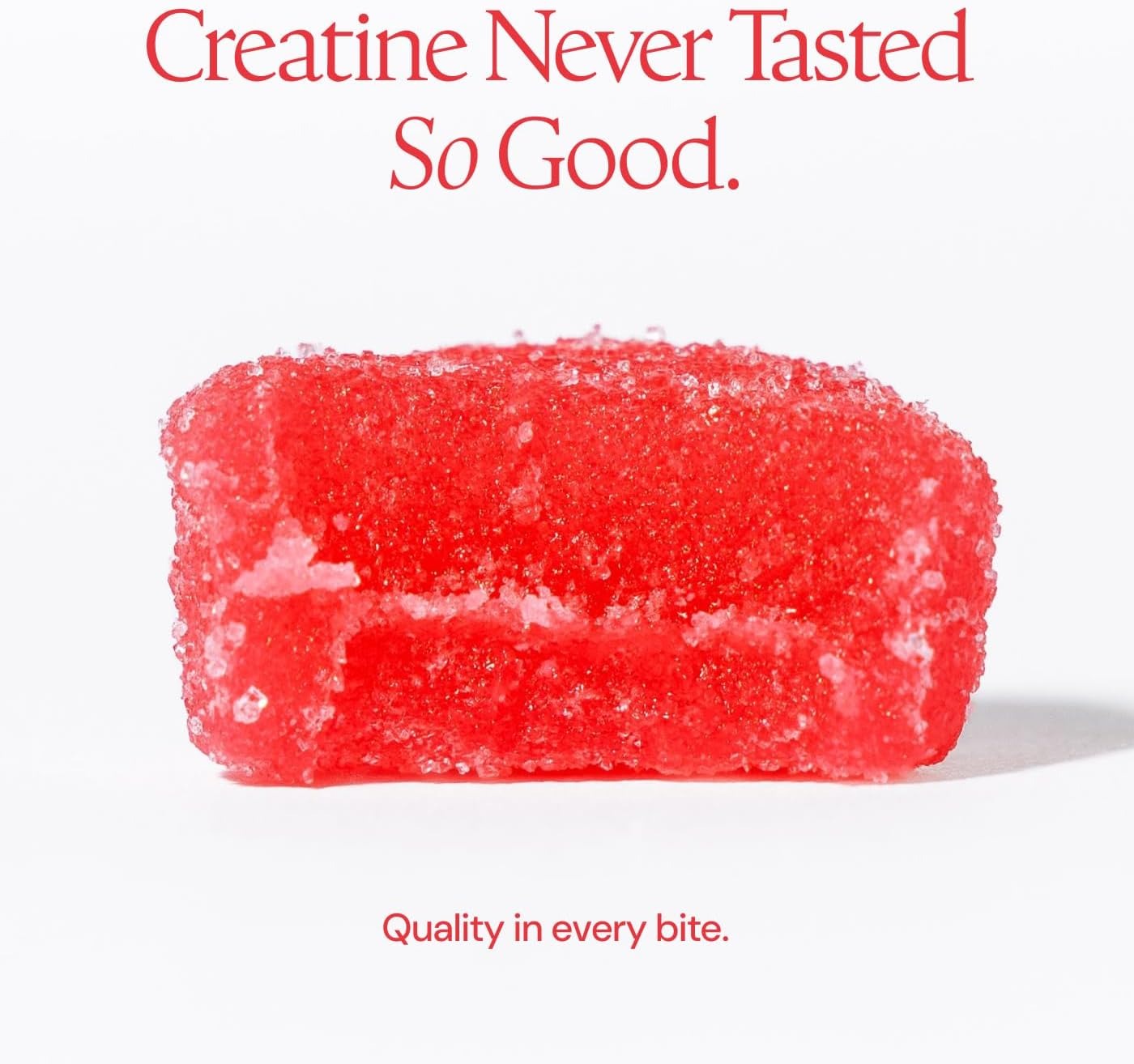 Create Creatine Monohydrate Gummies 1.5 g Strength Endurance & Focus Support Vegan 90 Gummies