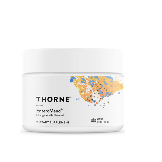Thorne Research EnteroMend Digestive Support Powder Orange Vanilla 5.9 oz