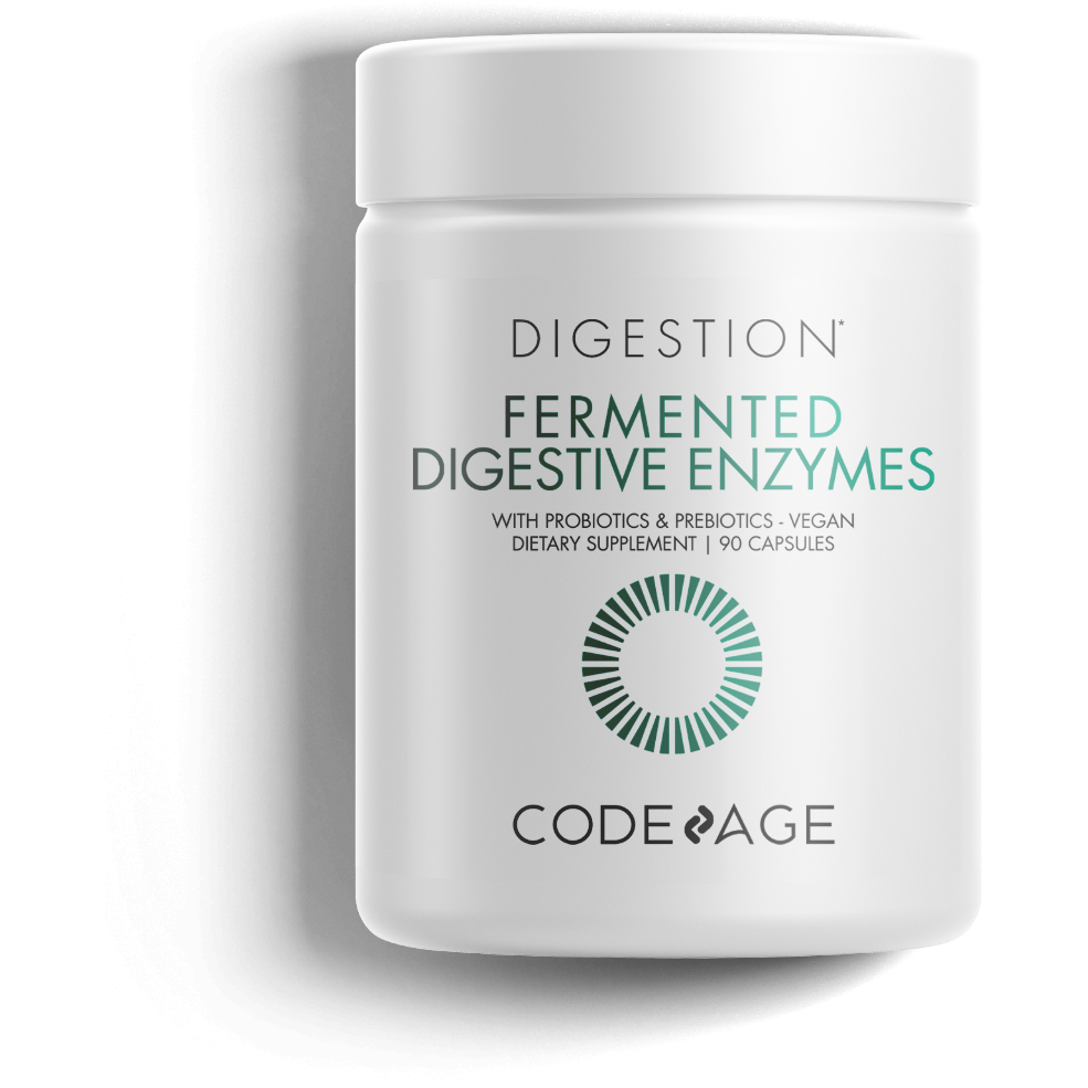 CodeAge Fermented Digestive Enzymes Supplement 90 Capsules