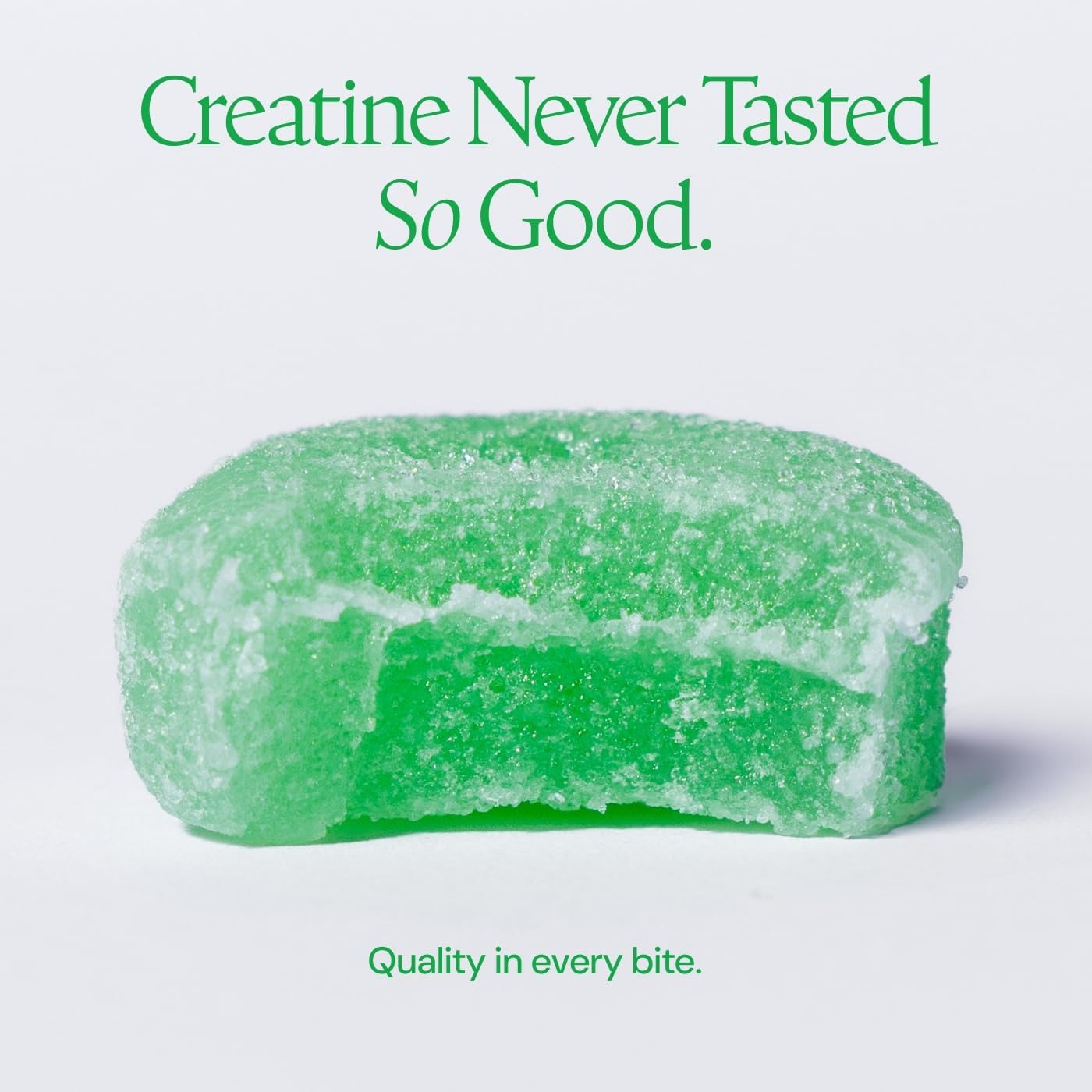Create Creatine Monohydrate Gummies 1.5 g Strength Endurance & Focus Support Vegan 90 Gummies