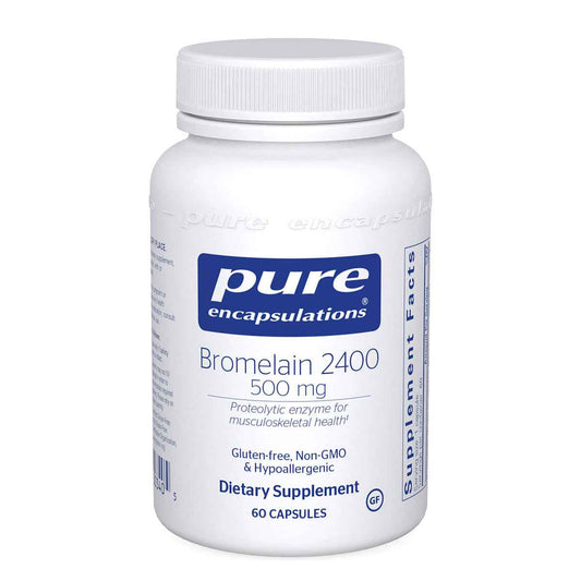 Pure Encapsulations Bromelain 2400 Dietary Supplement 500 mg Capsules