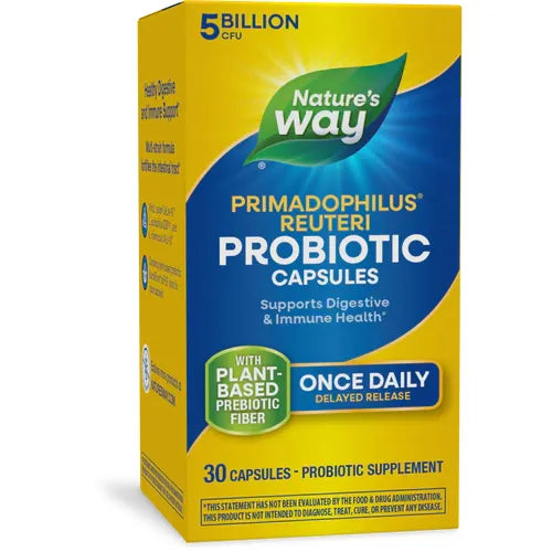 Nature's Way Primadophilus Reuteri Probiotic Supplement 5 Billion CFU - VitaBuy