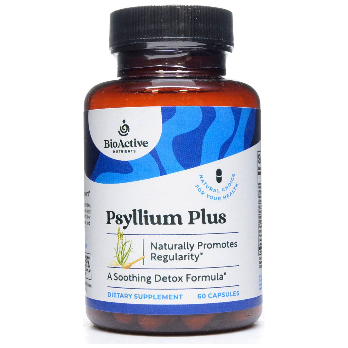 BioActive Nutrients Psyllium Plus Digestive Support Supplement 60 Capsules - VitaBuy