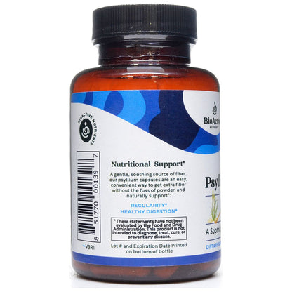 BioActive Nutrients Psyllium Plus Digestive Support Supplement 60 Capsules - VitaBuy