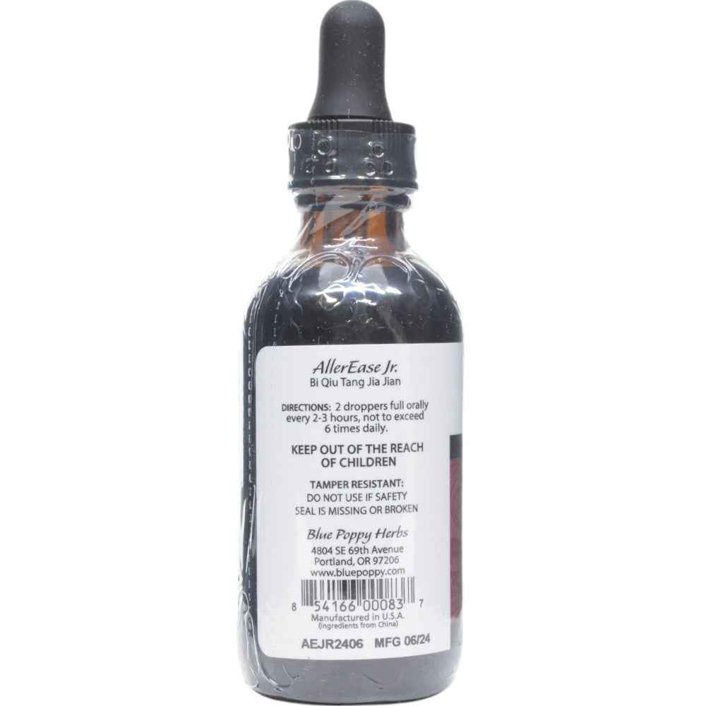 Blue Poppy AllerEase Jr. Herbal Allergy Relief Supplement 2 oz