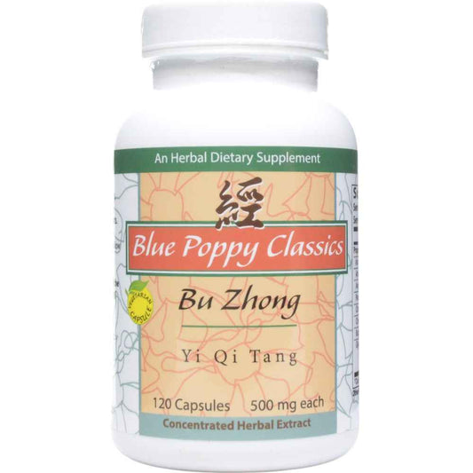 Blue Poppy Bu Zhong Yi Qi Tang Herbal Supplement 120 Capsules