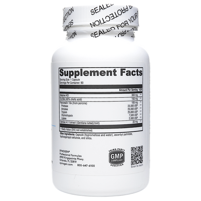 Xymogen XymoZyme HCL Digestive Support 90 Capsules