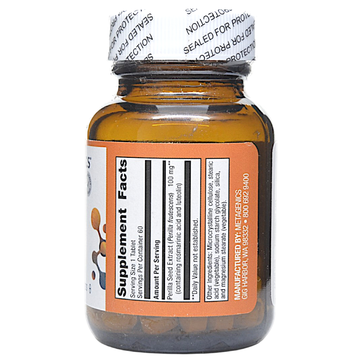 Metagenics Perimine 100 mg Perilla Seed Extract 60 Tablets