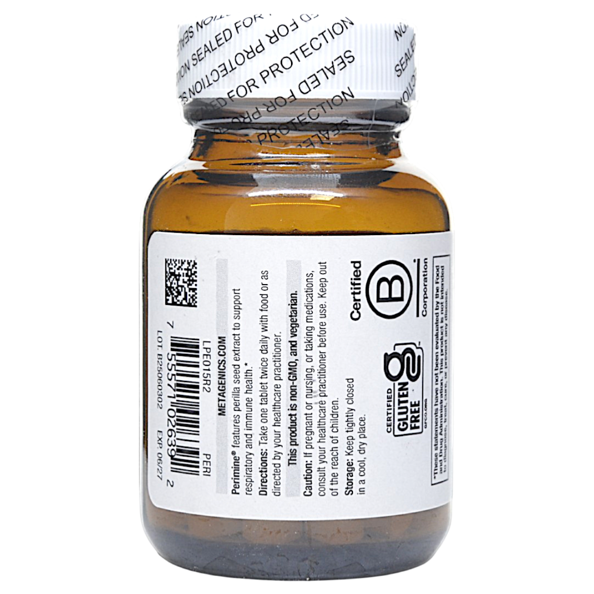 Metagenics Perimine 100 mg Perilla Seed Extract 60 Tablets