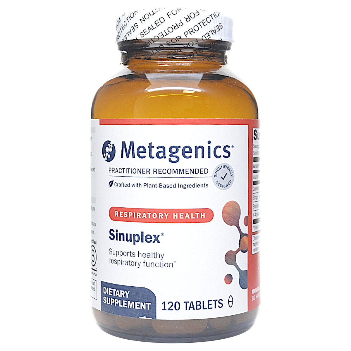 Metagenics Sinuplex Respiratory Support Supplement 120 Tablets