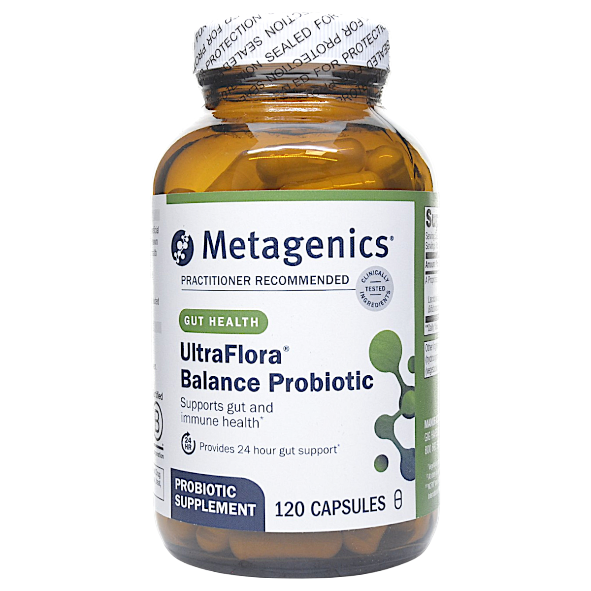 Metagenics UltraFlora Balance Daily Probiotic Digestive Support
