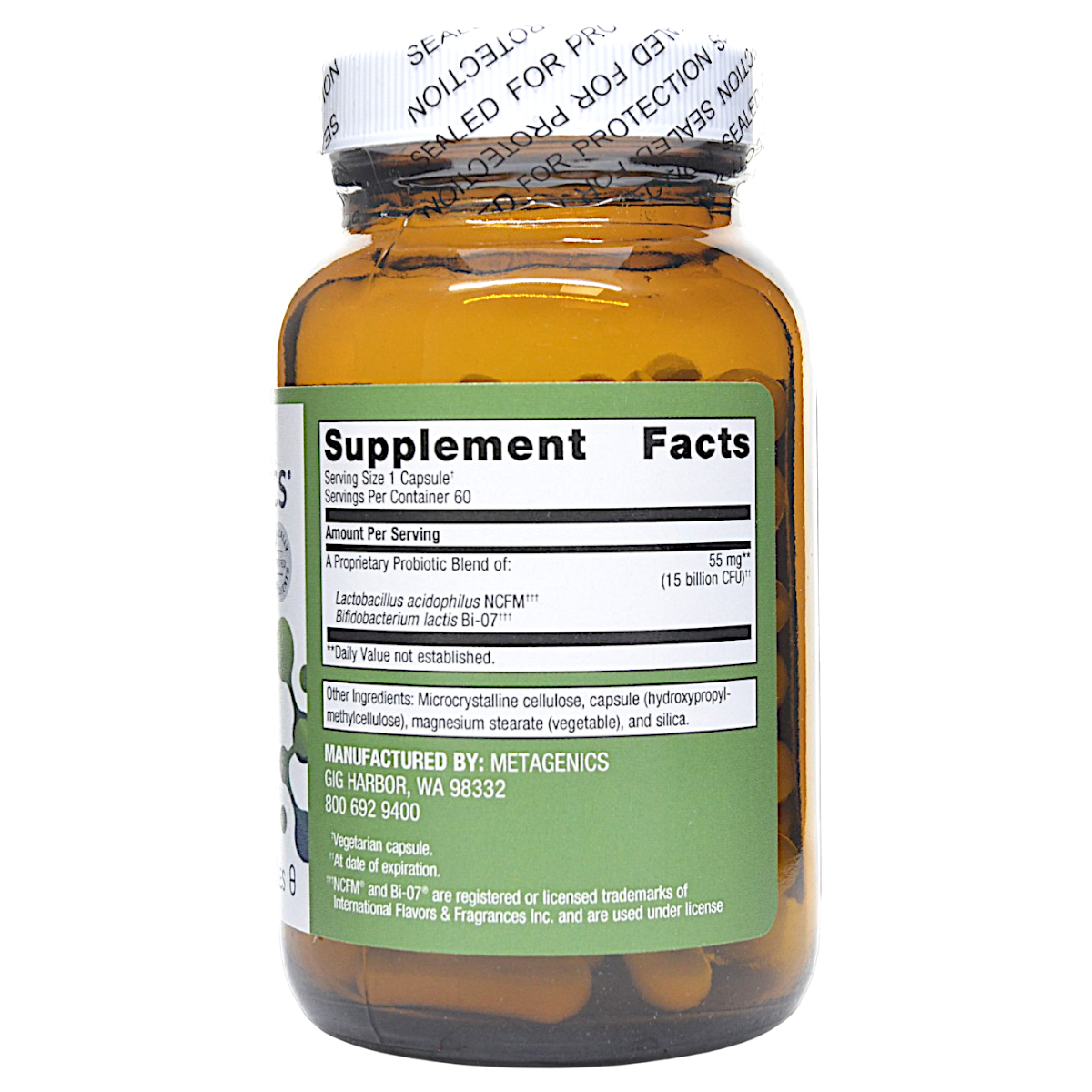 Metagenics UltraFlora Balance Daily Probiotic Digestive Support
