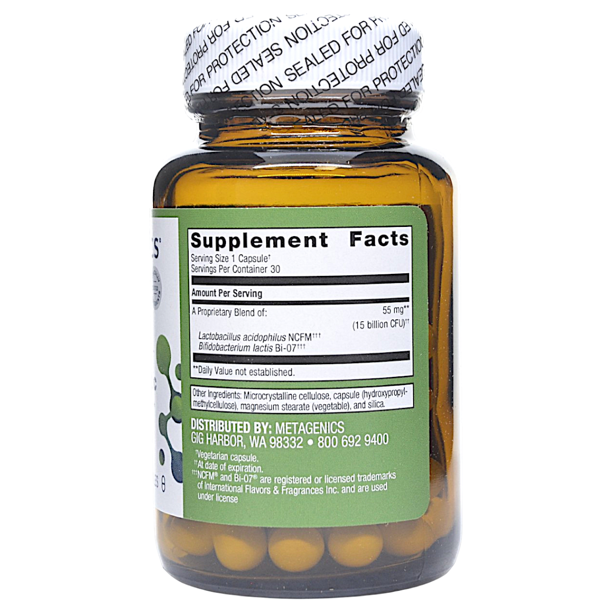 Metagenics UltraFlora Balance Daily Probiotic Digestive Support