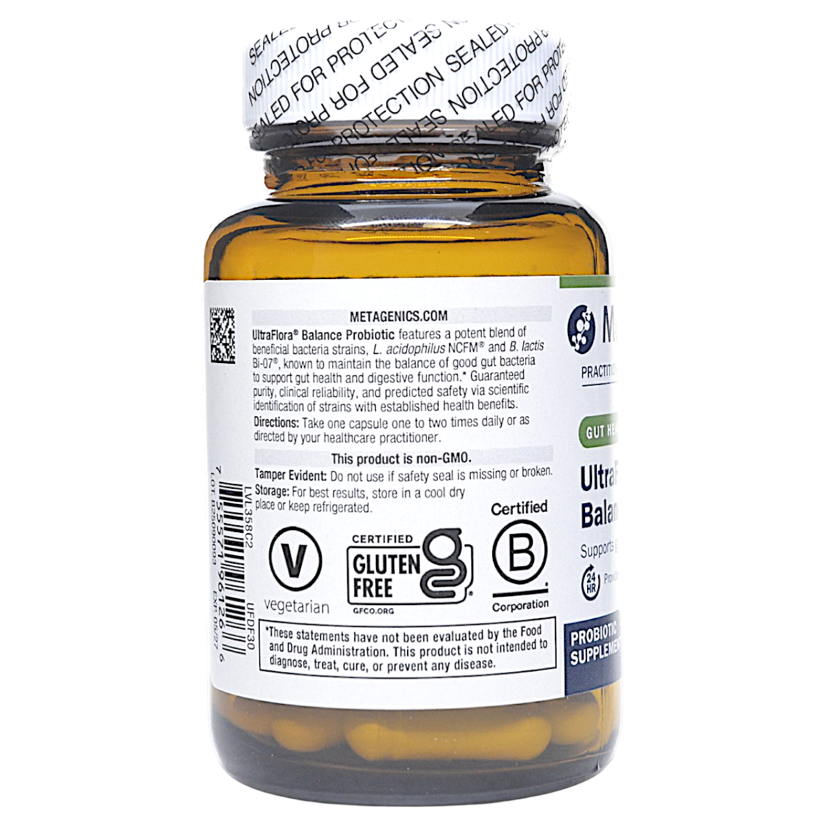 Metagenics UltraFlora Balance Daily Probiotic Digestive Support
