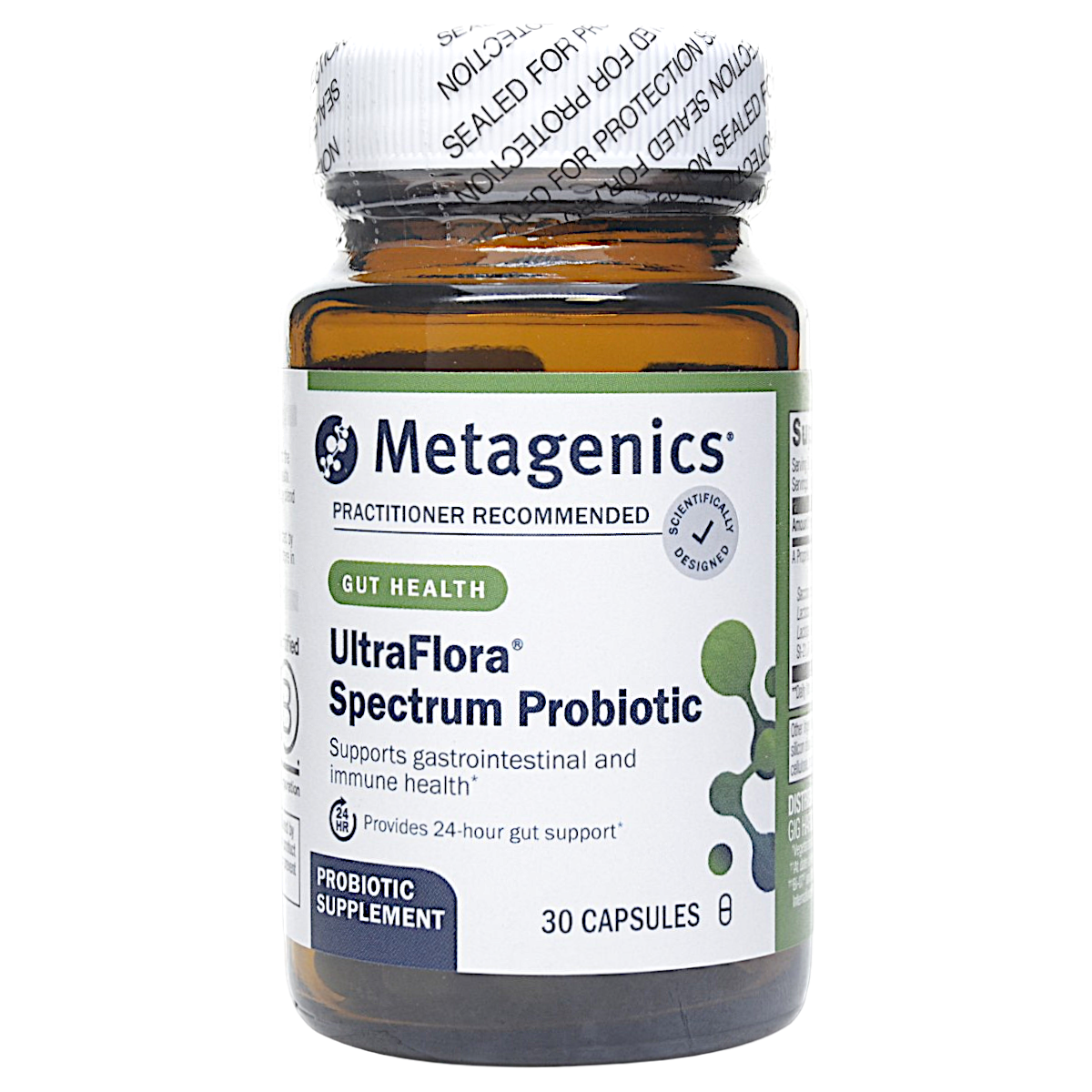 Metagenics UltraFlora Spectrum Probiotic Intestinal Microbiome Support