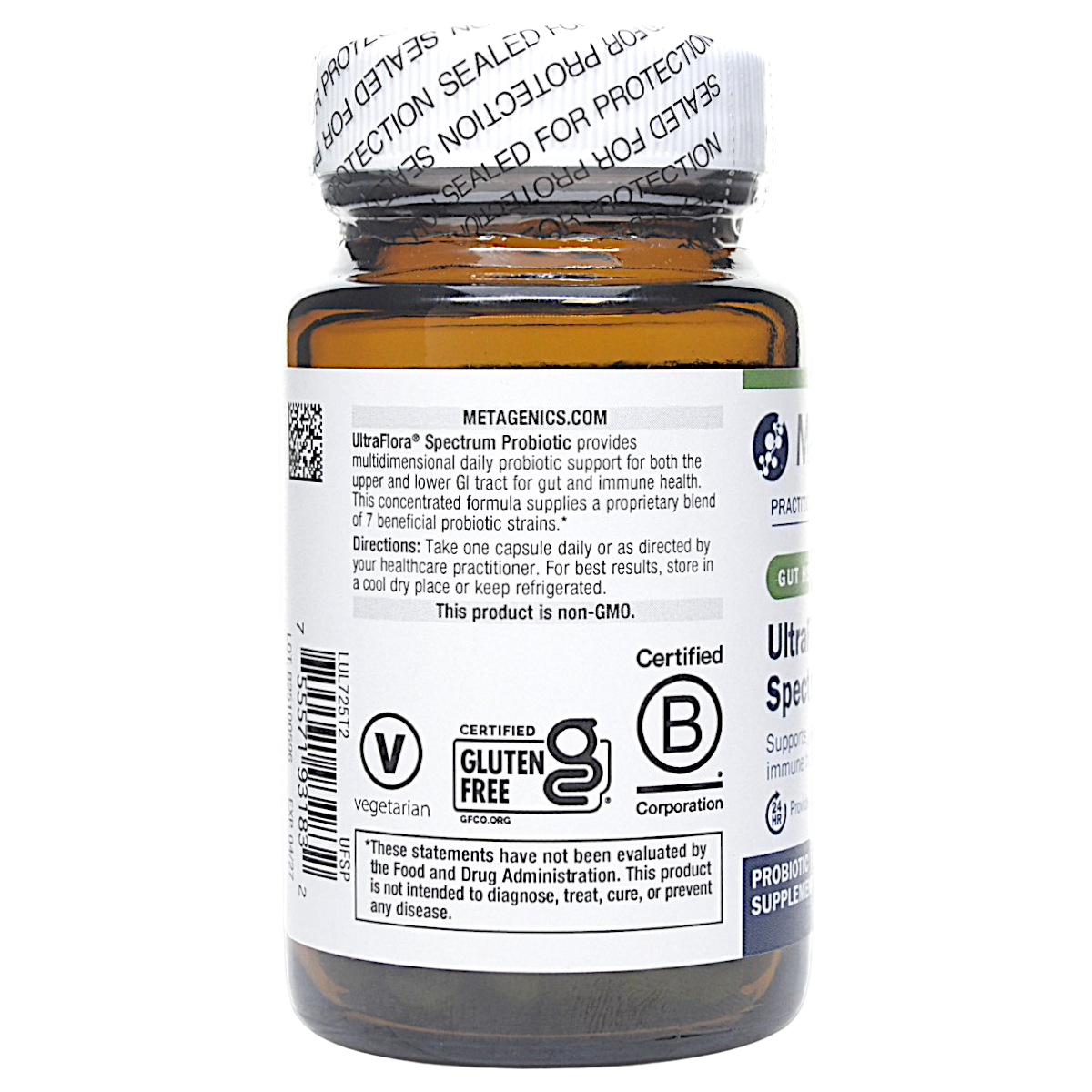 Metagenics UltraFlora Spectrum Probiotic Intestinal Microbiome Support