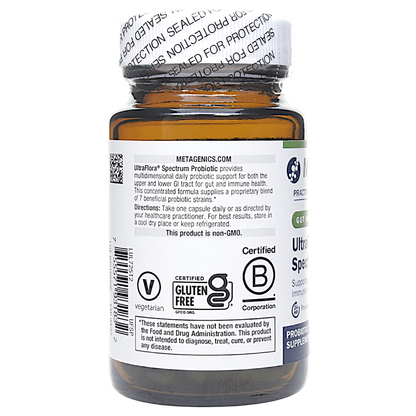 Metagenics UltraFlora Spectrum Probiotic Intestinal Microbiome Support