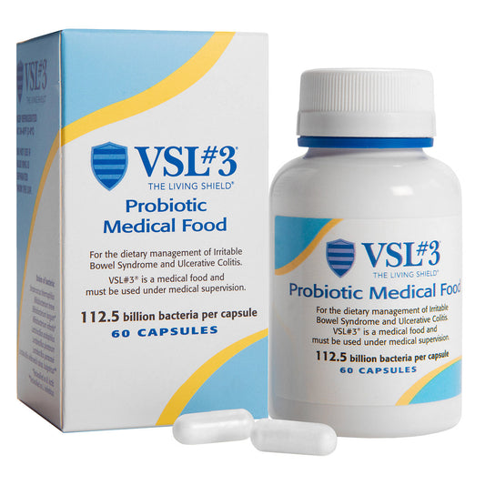 VSL#3 Probiotic Medical Food 112.5 Billion CFU 60 Capsules - VitaBuy