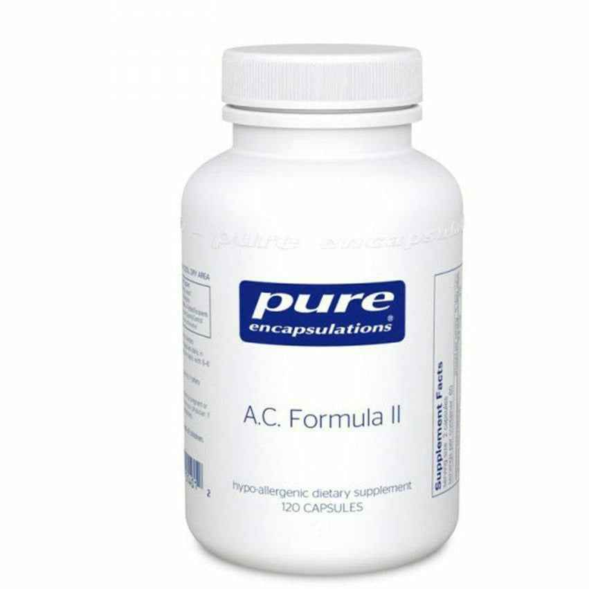 Pure Encapsulations A.C. Formula II Digestive Support 120 Vegetable Capsules