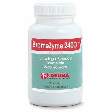 Karuna BromeZyme 2400 Dietary Supplement Bromelain Formula 90 Tabs - VitaBuy