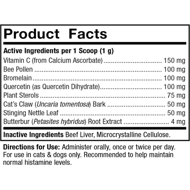 Dr. Mercola Seasonal Support Allergy Relief Supplement Powder 3.17 oz