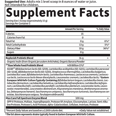 Garden of Life RAW Probiotics 5 Day Max Care Powder 2.4 oz - VitaBuy