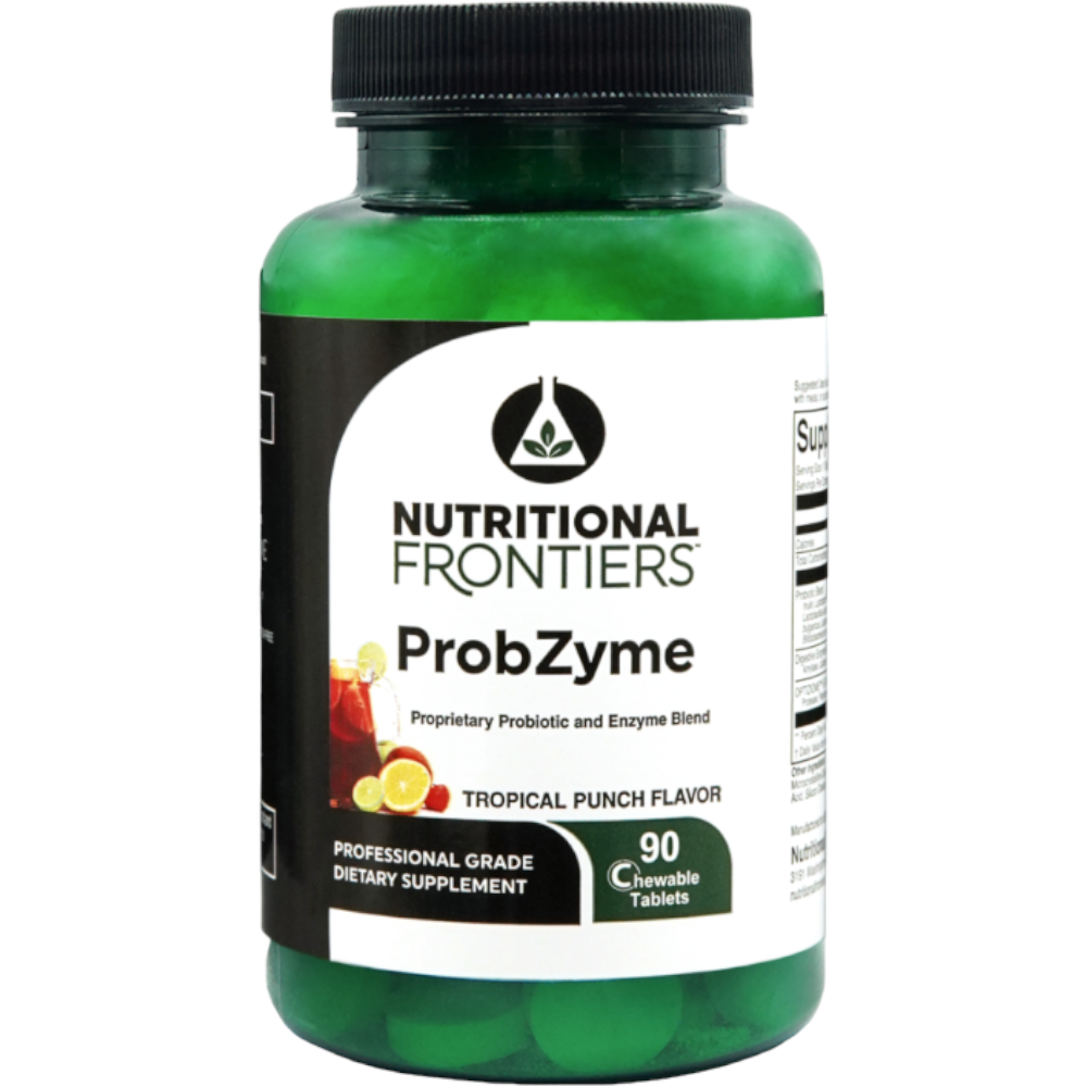 Nutritional Frontiers ProbZyme Digestive Enzyme Supplement 90 Tablets - VitaBuy