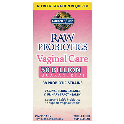 Garden of Life RAW Probiotics Vaginal Care 38 Strains 30 Capsules - VitaBuy