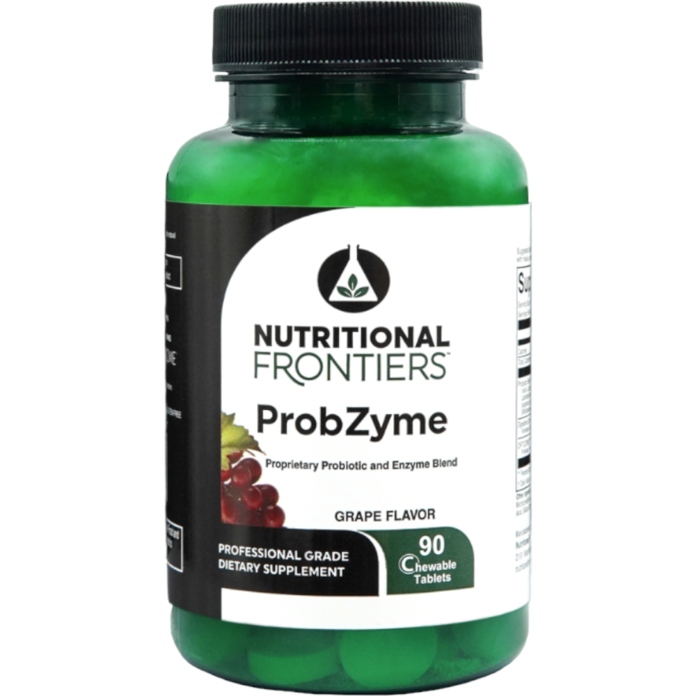 Nutritional Frontiers ProbZyme Digestive Enzyme Supplement 90 Tablets - VitaBuy