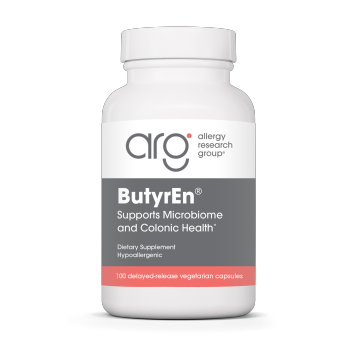 Allergy Research Group ButyrEn Calcium Magnesium Butyrate Supplement 100 Capsules