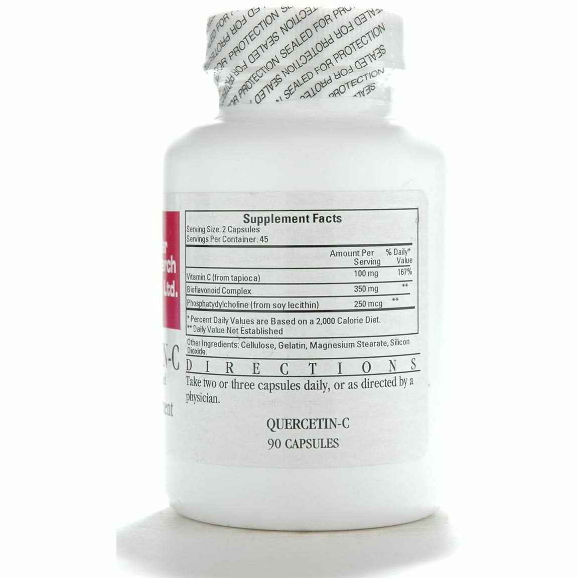 Ecological Formulas Quercetin-C Dietary Supplement 90 Capsules