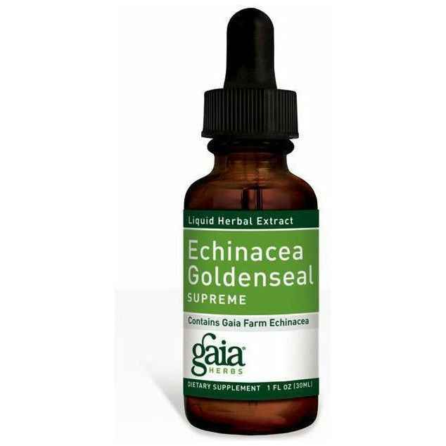 Gaia Herbs Echinacea Goldenseal Supreme Herbal Supplement 1 fl oz