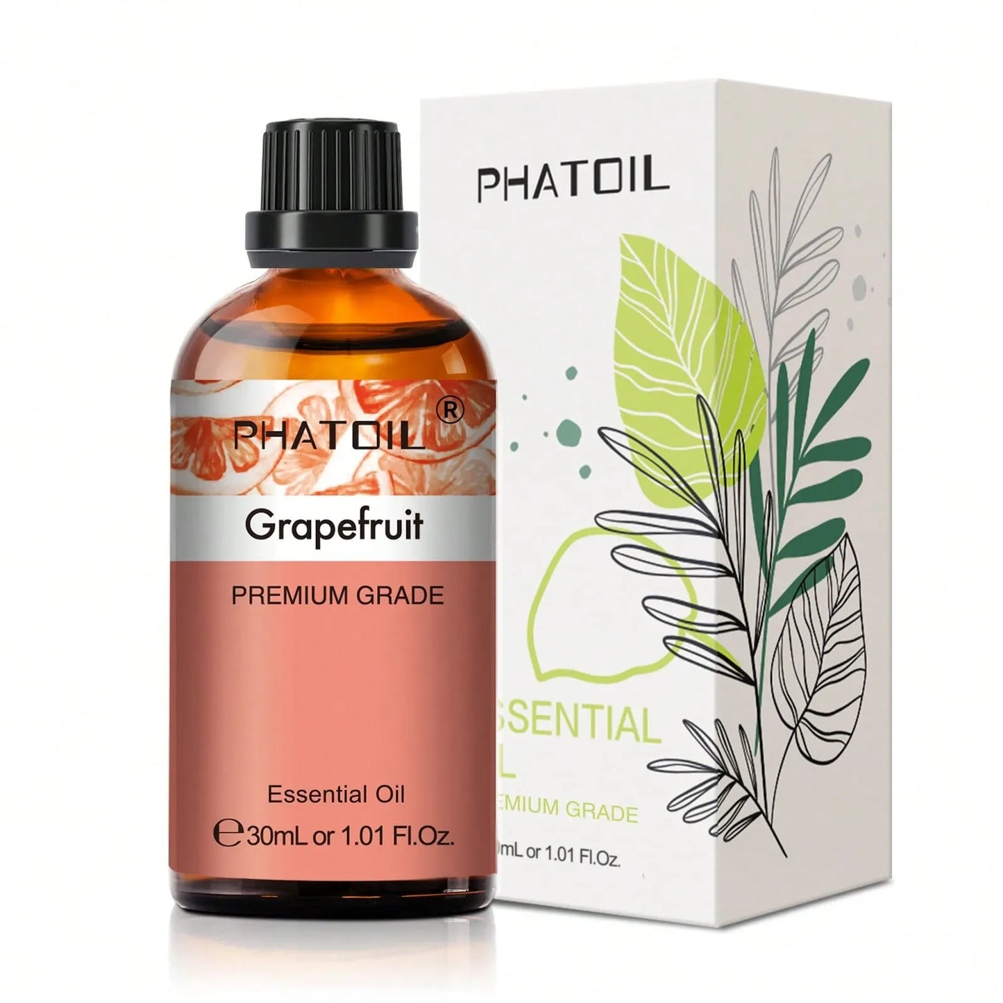 Premium Essential Oil 30ml Glass Bottle for Aromatherapy, Diffuser, Humidifier, Soap & Candle Making
