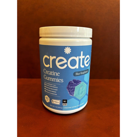 Create Creatine Gummies 90 Count Fruit Flavored Supplement