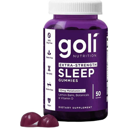 Goli Extra Strength Sleep Gummy 10mg Melatonin 50 Count