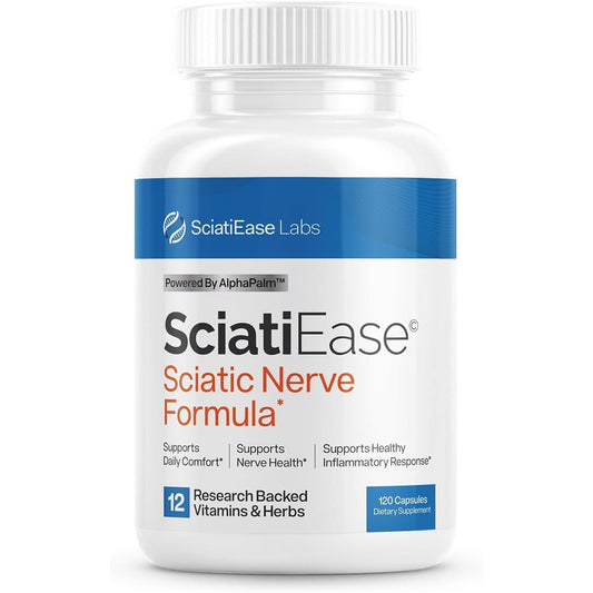 SciatiEase Sciatic Nerve Health Support Supplement 120 Count