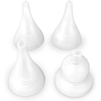GROWNSY SniffEase 3-in-1 Baby Nasal Aspirator Spray Suction Mist Hospital-Grade Nose Suction Soothing Light Music Large Chamber Easy Clean Grey