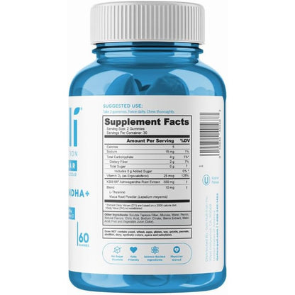 Goli Zero Sugar Ashwagandha Vitamin D Dietary Supplement Gummies